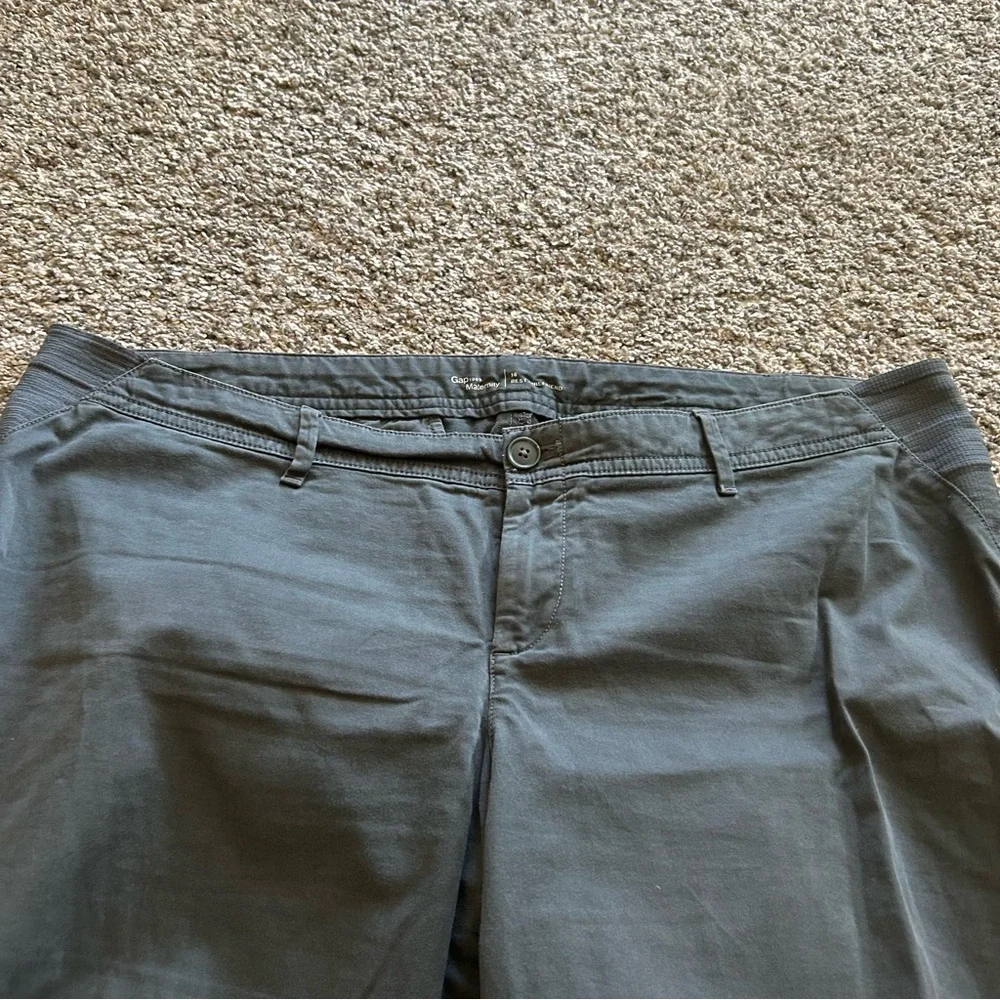 Gap Maternity women’s 16 best girlfriend gray pants below the belly pregnancy